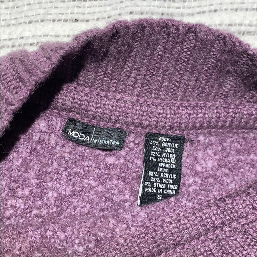 Moda International Wool Sweater - Picture 7 of 8